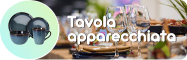 Tavola apparecchiata