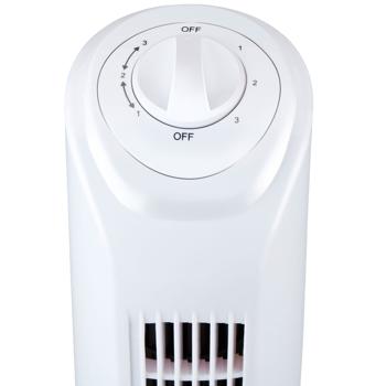 Preview: Effective tower fan: 3 speeds & swivel modes, 45 watts, fresh air in the living room, bedroom & office