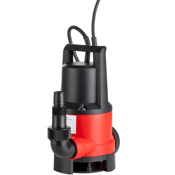 Preview: Pompe submersible 400W - Eaux claires & sales, débit 8000 L/h, interrupteur flotteur - Immersion 5m, raccords universels