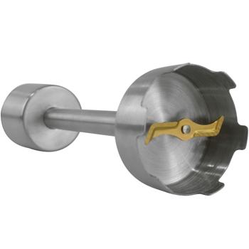 Preview: Frullatore manuale premium, oro rosa antracite, 800 watt, potente per frullare frullati, zuppe e salse