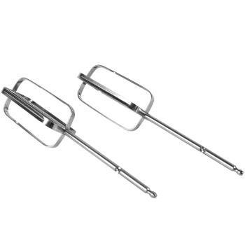 Preview: Premium Handmixer (400W): 5 Stufen + Pulse - für perfekten Teig, Sahne - Rühren & Kneten in edlem Design mit roségoldfarbenen Applikationen