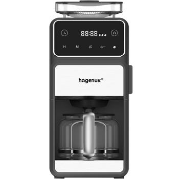 Preview: Premium Kaffeemaschine mit Flach-Mahlwerk, 1,5 l: verschiedene Mahlgrade, stylisch und robust für frisch gemahlenen und aromatischen Kaffeegenuss