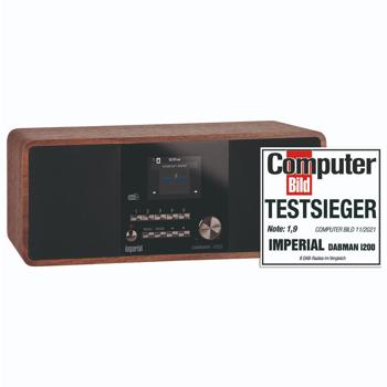 Preview: Multifunktionales WLAN-Internetradio in Holzoptik, DAB+ & UK Stereo, USB, & Spotify Connect für grenzenlosen Musikgenuss