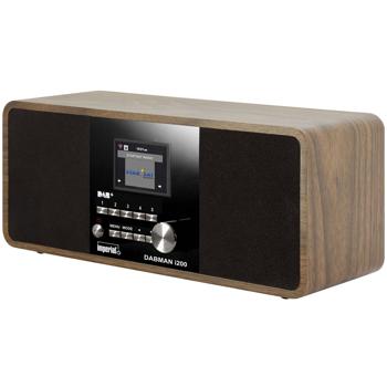 Preview: Multifunktionales WLAN-Internetradio in Holzoptik, DAB+ & UK Stereo, USB, & Spotify Connect für grenzenlosen Musikgenuss