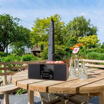 Preview: Multifunktionales WLAN-Internetradio in Holzoptik, DAB+ & UK Stereo, USB, & Spotify Connect für grenzenlosen Musikgenuss