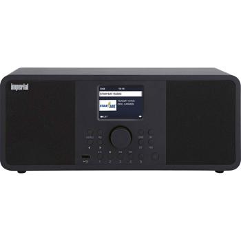 Preview: Retro stereo hybrid radio DAB+ & FM, matte black, Bluetooth, 2x 15 W, for digital and analog radio reception