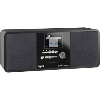 Preview: Stereo-Hybridradio in edlem Schwarz mit CD-Player, DAB+, Internetradio & Bluetooth 5.0 – Radio mit USB, 2x15W & Farbdisplay