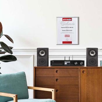 Preview: All-in-one hi-fi system with amplifier and CD player, DAB+, Bluetooth, black, rich sound & versatile music playback