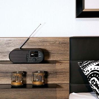 Preview: Compact digital radio with DAB+and FM, Bluetooth 5.1, LCD color display, alarm clock, 14 W, crystal clear reception
