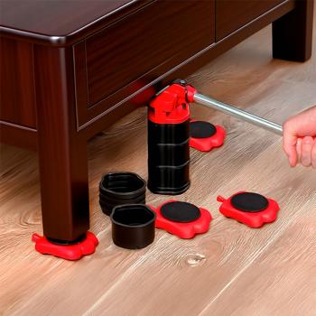 Preview: Robuster Möbel Transport Heber und Rollen Set für Umzug, Heimwerken oder Renovierung - Schwerlast-Transportrollen für schwere Möbel Preview: Robuster Möbel Transport Heber und Rollen Set für Umzug, Heimwerken oder Renovierung - Schwerlast-Transportrollen für schwere Möbel