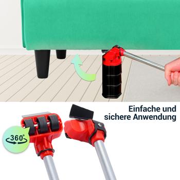 Preview: Robuster Möbel Transport Heber und Rollen Set für Umzug, Heimwerken oder Renovierung - Schwerlast-Transportrollen für schwere Möbel Preview: Robuster Möbel Transport Heber und Rollen Set für Umzug, Heimwerken oder Renovierung - Schwerlast-Transportrollen für schwere Möbel