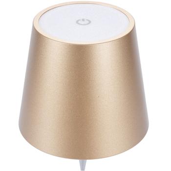 Preview: Noble rechargeable bottle lamp gold: Dimmable, 3 light colors: Turns bottles into atmospheric lights