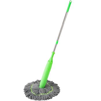 Mop con funzione di strizzatura e testina di ricambio: il vostro sistema di pulizia per pavimenti senza striature e pulizia senza fatica