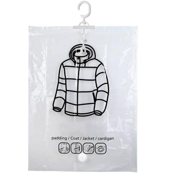 Preview: 4 sacs de rangement sous vide avec crochet, 67 x 90 cm – housses de protection – pour linge de lit et vêtements