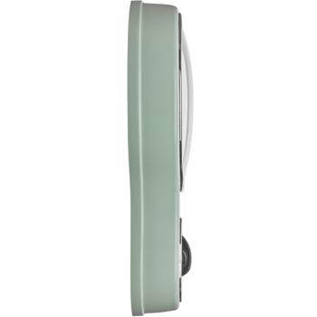 Preview: Orologio da cucina vintage, h 30 cm, verde menta, a batteria, con timer da cucina, movimento al quarzo silenzioso e preciso, per cucina e sala da pranzo