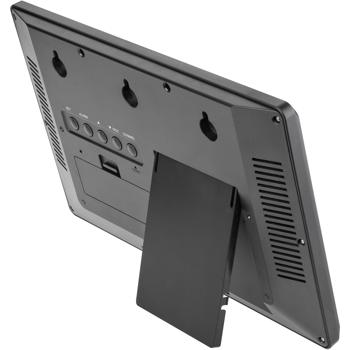 Preview: Digitale XL-Funkuhr: Mit Aussen-/Innentemperatur & grossem Display, präzise, modern & gut ablesbar, für Haus, Büro und Küche