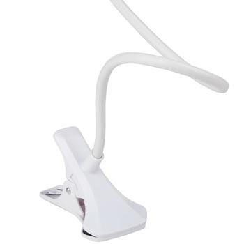 Preview: Support smartphone - Col de cygne flexible 60 cm - Clip universel pour cuisine, film, voyage - Noir, plastique