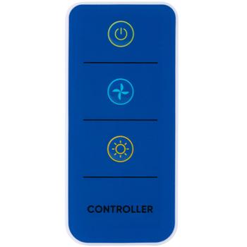 Preview: Akku Tischventilator mit LED-Beleuchtung, weiss: Kompakt, leise & tragbar – Ideal für Schreibtisch, Camping