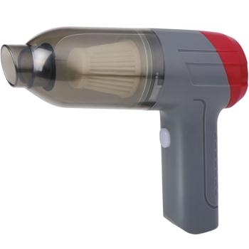 Preview: 2-in-1 Akku Autostaubsauger: Leistungsstarker Mini Handsauger, 12000Pa Saug- & Blasfunktion, USB-C, 5 Düsen, kabellos & kompakt