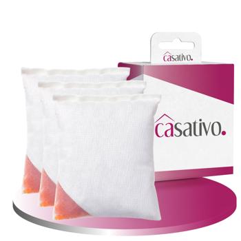 Preview: set of 3 reusable car dehumidifier cushions, 500 g granules for 100 ml water, against misted windows & moisture in the car