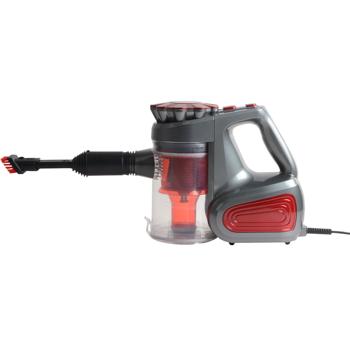 Preview: 2-in1 Zyklon Staubsauger, 600W, bordeaux: Hand- & Bodenstaubsauger, leistungsstark, beutellos & leicht