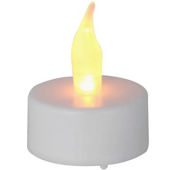 Preview: Stimmungsvolle LED-Teelichter, 40er-Set, weiss mit realistischem Flackern, inkl. Batterien: Für Deko, Partys & Ambiente, täuschend echt