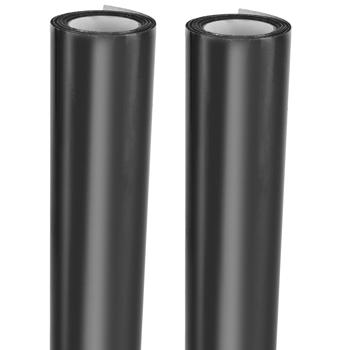 Preview: set of 8 privacy film gray matt, 60 x 200 cm - self-adhesive window film with UV protection - heat-reducing & ideal for windows, office & living rooms