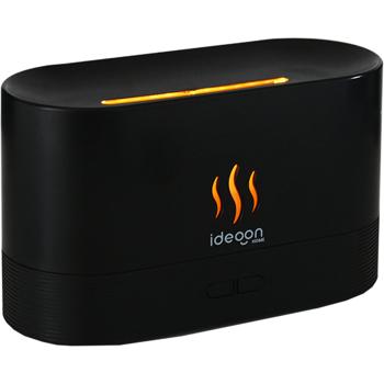 Stilvoller Aroma Diffuser mit Flammeneffekt – Ultraleiser Ultraschall Duftbefeuchter, USB, Auto-Stop, 10h Laufzeit für Schlafzimmer & Büro