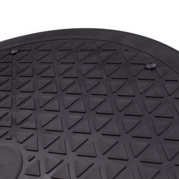 Preview: Multifunktionale Drehplatte - 360° drehbar, bis 100 kg belastbar - Ø 25 cm, ideal für TV, Monitor, Pflanzen & Modellbau - Schwarz