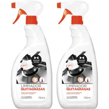 2er-Set Kraftvolles Fettentferner Spray, 750 ml: Schnell & effektiv, für Küche, Haushalt, Grill & mehr, löst hartnäckiges Fett, einfache Anwendung & hochwirksam