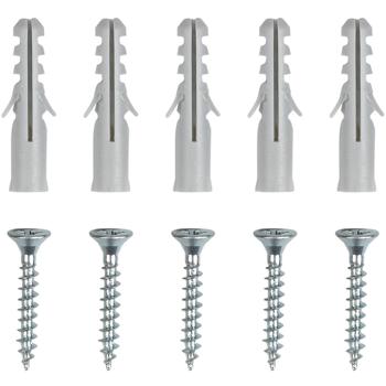 Preview: Supports muraux pour outils de jardin - Lot de 10 crochets robustes avec caoutchouc antidérapant - Rangement sécurisé balais, râteaux, bêches - 8,5x4,2cm