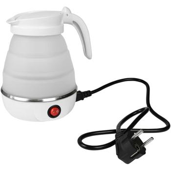 Preview: Bouilloire pliable - Protection surchauffe/marche à sec - Volume 600ml - Pour voyages, camping, maison - Puissance 600W
