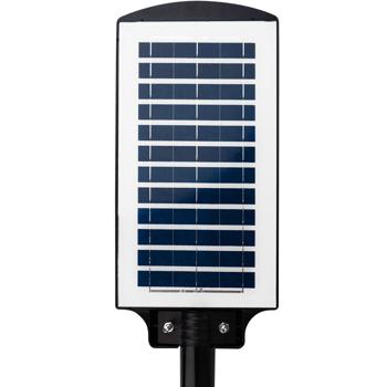 Preview: LED solar street light with light sensor & remote control, 100 watt, IP65, weatherproof outdoor lighting for driveway, yard & garden
