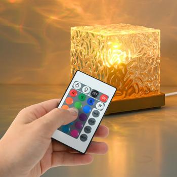 Lampada LED Aurora Boreale: 16 colori, telecomando - Un magico proiettore di aurore per un‘atmosfera rilassata e per la camera da letto