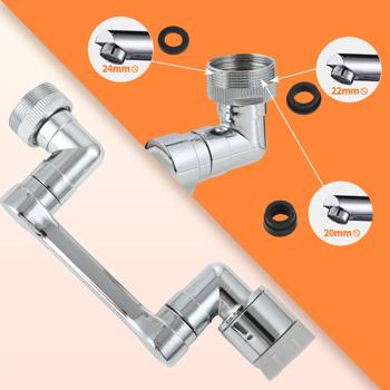 Preview: 2 rallonges de robinet 1080° pour cuisine et salle de bain – embouts multidirectionnels – pour un maximum de confort et des économies d’eau