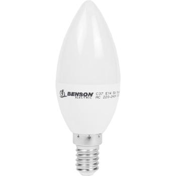 Preview: 6er-Set LED Kerzenlampe C35 - Dimmbar & Warmweiss 3000K - E14 Fassung - 5W, 400lm, 360° Abstrahlwinkel, 20.000h Lebensdauer, Ø37x105mm