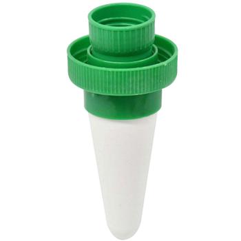 Preview: set of 6 ceramic water dispenser cones for PET bottles, green-white