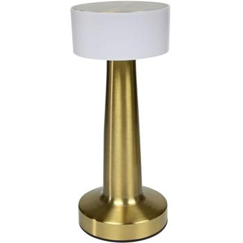 Elegant LED table lamp in gold look, touch control: stylish lighting for living room & bedroom, a luxurious decorative element