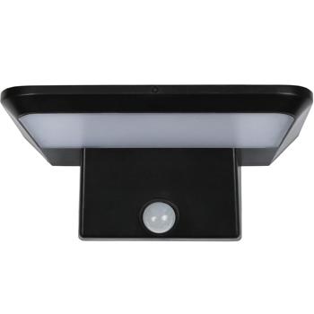 Preview: Applique Murale Solaire Extérieur Noire - Capteur PIR, 800 Lumens, IP44 Étanche - Éclairage LED sans fil Jardin, Entrée, Allée