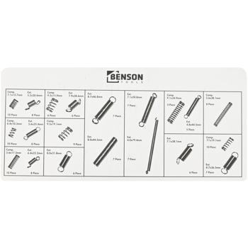 Preview: Extensive 150-piece tension & compression spring range: Versatile springs for repairs & DIY projects, high-quality spring steel