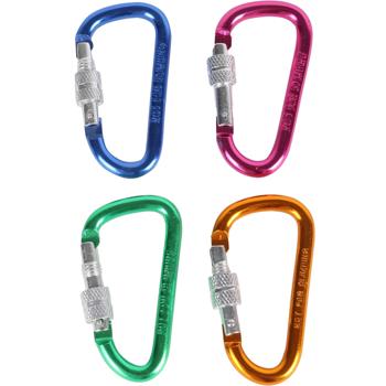 Preview: Colorful mini carabiner set with screw cap, 12-piece, for outdoor, camping & DIY, robust & durable Preview: Colorful mini carabiner set with screw cap, 12-piece, for outdoor, camping & DIY, robust & durable