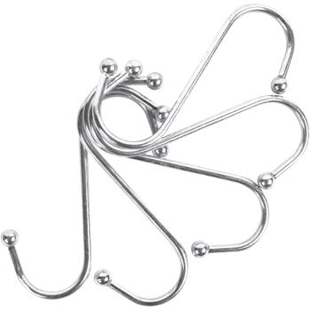 Preview: Robustes Hängehaken-Set, 10-tlg, 10 cm: Ordnung & Aufbewahrung, vielseitig, stark & einfach, S-Haken für Küche, Bad, Garage & mehr