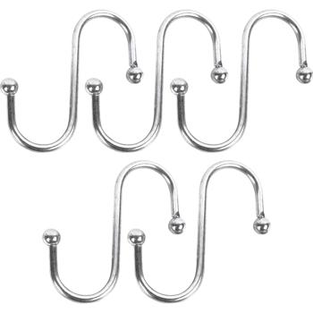 Preview: Robustes S-Haken-Set, 10-tlg, 7,5 cm: Ordnung & Aufbewahrung, vielseitig, stark & einfach, Hängehaken für Küche, Bad, Garage & mehr 