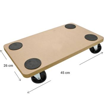 Preview: Wendiger Möbelroller, max. 150kg: Robuster Transporthelfer für Umzüge & Transporte, Rollbrett für Möbel, Kisten & Geräte Preview: Wendiger Möbelroller, max. 150kg: Robuster Transporthelfer für Umzüge & Transporte, Rollbrett für Möbel, Kisten & Geräte