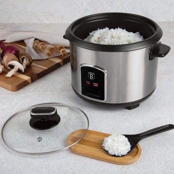 Preview: Automatischer Elektro Reiskocher für köstlichen Reis ohne Anbrennen, 1,8 L: Mit Warmhaltefunktion, einfache Bedienung & ideal für jeden Haushalt