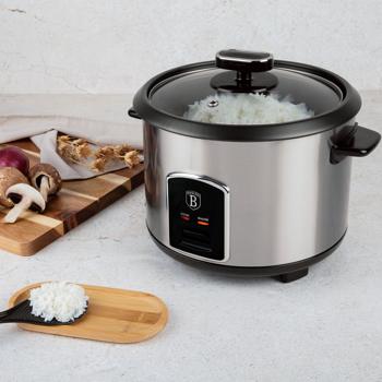Preview: Automatischer Elektro Reiskocher für köstlichen Reis ohne Anbrennen, 1,8 L: Mit Warmhaltefunktion, einfache Bedienung & ideal für jeden Haushalt