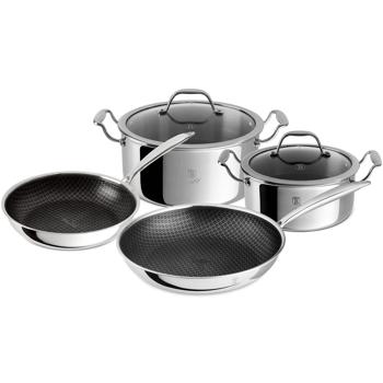 Premium Kochgeschirr-Set, 6-tlg. - hochwertig, langlebig, sicher. Perfekte Anwendung für jedes Gericht & tolles Kocherlebnis