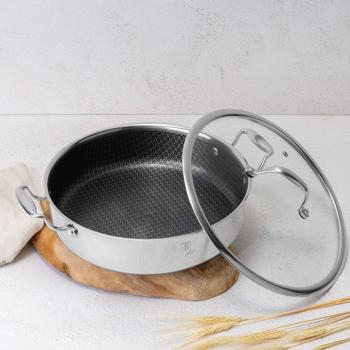 Preview: Set di pentole Premium, 8 pezzi - set di pentole eleganti e robuste per l‘uso quotidiano, pentole e padelle di alta qualità per un uso professionale in qualsiasi cucina
