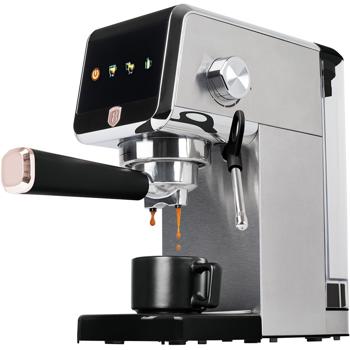 Preview: Digital portafilter espresso machine, 20 bar: Black Rose Gold, 1350 Watts, For the perfect coffee enjoyment