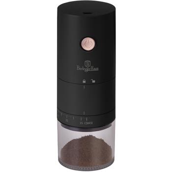 Professionelle Kaffeemühle elektrisch mit Akku, Keramikmahlwerk & 38 präzise Mahlgrade für perfekten Kaffee in Barista Qualität